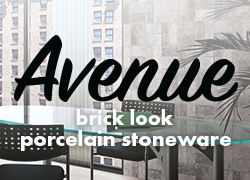 Avenue brick look porcelain stoneware